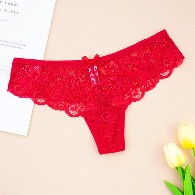 极速3Pcs/Set Full Lace Ladies Thong Low Waist SeTxy Underwea