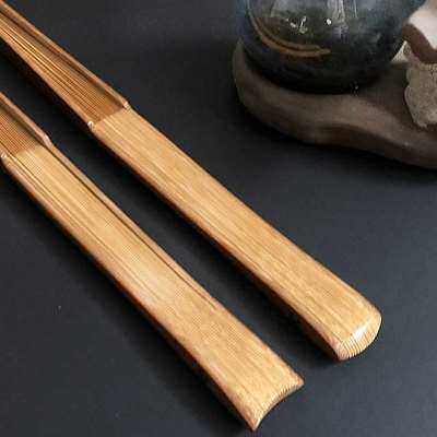 极速95寸18方老料玉竹鱼尾燕尾宣纸折扇玉竹芯文玩扇老Y竹扇骨苏