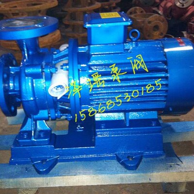极速ISW32-125/160/200卧式管道离心泵卧K式管道泵增压泵ISW25-12