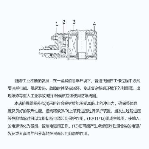 新品防爆线圈电磁阀 YmT131---9系列4V 210 310 410 电磁阀9mm孔