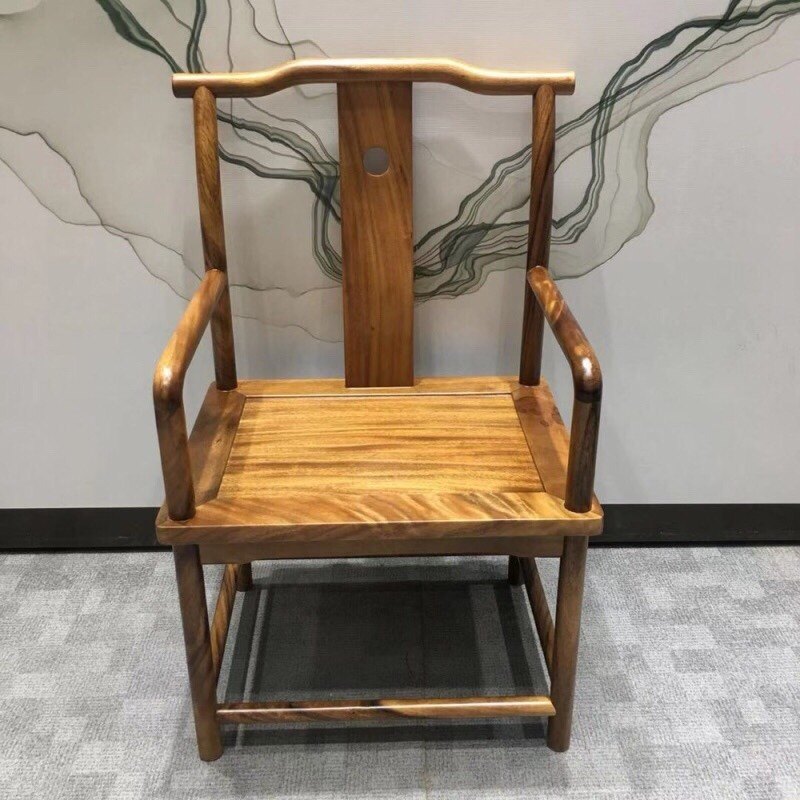 极速南美胡桃木花梨烘干成人靠背休闲椅子扶手大板会议Z桌椅组合