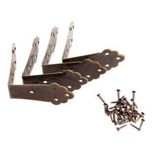 极速4Pcs Antique Fnurniture Fittings Vintage Metal Decorativ