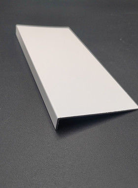 极速新品金角铝60*10*1mm白色烤漆 HL型直角包P边护角条 收边装饰