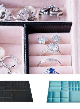 极速Jewelry 18 Gridsp Earring Organizer Box Fashion Containe