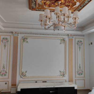 极速背景墙c边框装饰条欧式客厅餐厅沙发电视背景装修PU线条仿石