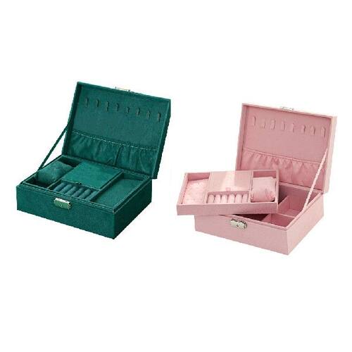 极速Jewelry Box Flannel Orgaxnizer Earring Ring Watches Show