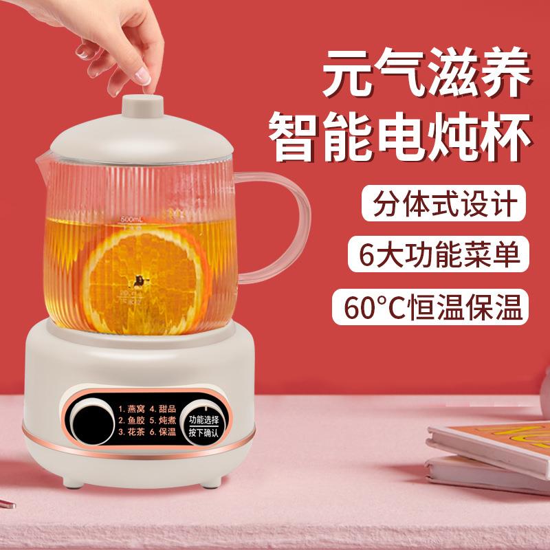 迷你养生壶智能电炖杯分体杯办公室宿舍BB煮粥炖甜品热牛奶炖杯