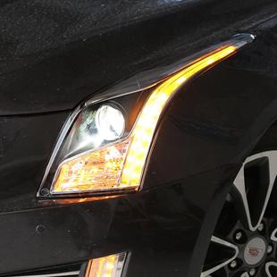 适用于凯迪拉克ATSL大灯改装LED日行流光转向双光透镜ATS大灯总成