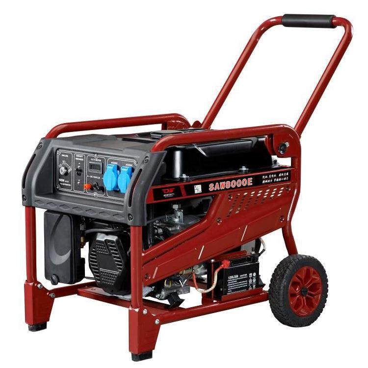 8KW三相备用汽油发电机家用单杠8KW汽油发电机全铜节油发电机组