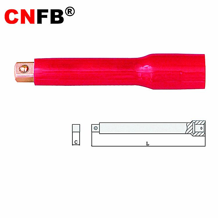 （桥防）天津桥防CNFB防爆绝缘浸塑套筒连接杆T86304