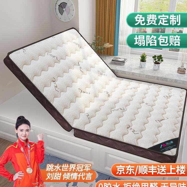 榻榻米床垫子硬软定制做任意尺寸可折叠家用卧室儿童椰棕乳胶