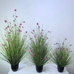 仿田园风芦苇草狗尾巴草仿真小野花婚礼路引商场酒店摄影装饰摆件