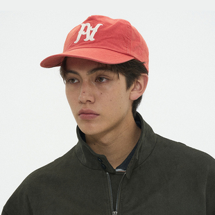 6片式纯棉复古棒球帽 PARTIMENTO 韩国正品 褪色水洗工艺鸭舌帽