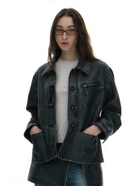 韩国正品 PARTIMENTO 2025春夏新款国内现货宽松时尚百搭短外套