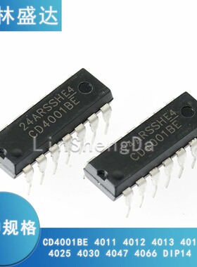 CD4001BE 4011 4012 4013 4016 4024 4025 4030 4047 4066 DIP14