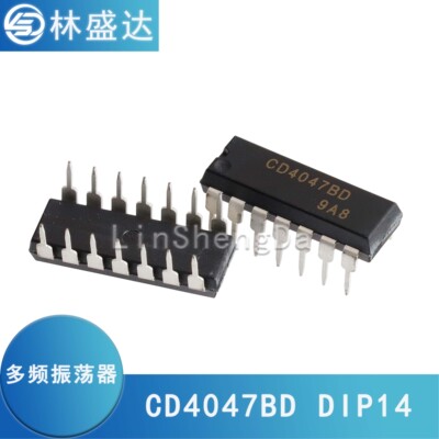 CD4047BD BE 单稳态逻辑多谐振荡器 DIP14直插 CD40系列 CD4047