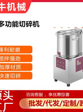 机械商用切碎机大功率肉类果蔬破碎机电动台式绞肉泥切碎机