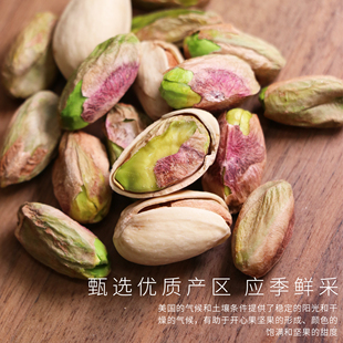 临山有食开心果原色原香美国坚果新货自然开口216g健康炒货零食