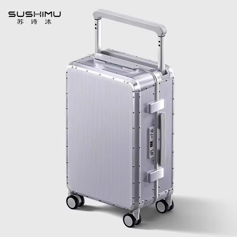 sushimu全铝镁合金行李箱2026新款宽拉杆大容量商务登机旅行男生
