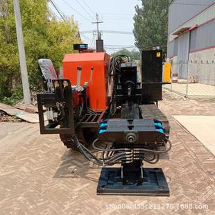 小型水平定向钻机地下电缆管铺设拉管机非开挖导向穿越拽管机
