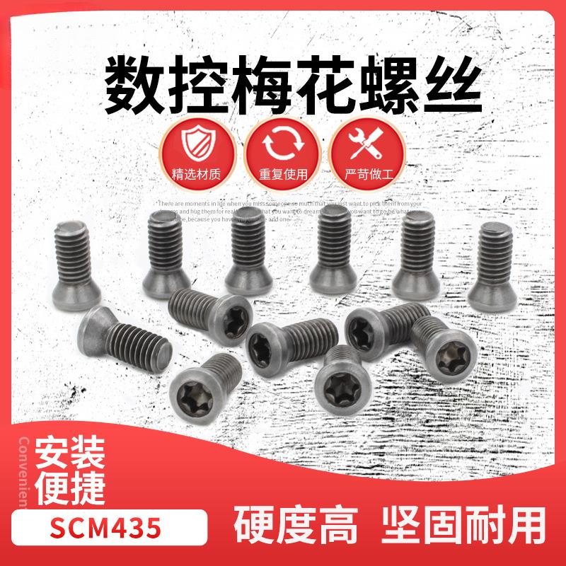 数控刀具刀杆刀盘刀片刀把刀粒梅花螺丝M1.82.22.533.545图片