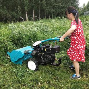 自机走式碎草还款田机秸粉秆碎果园打草开荒农用新OBQ型矮除草割