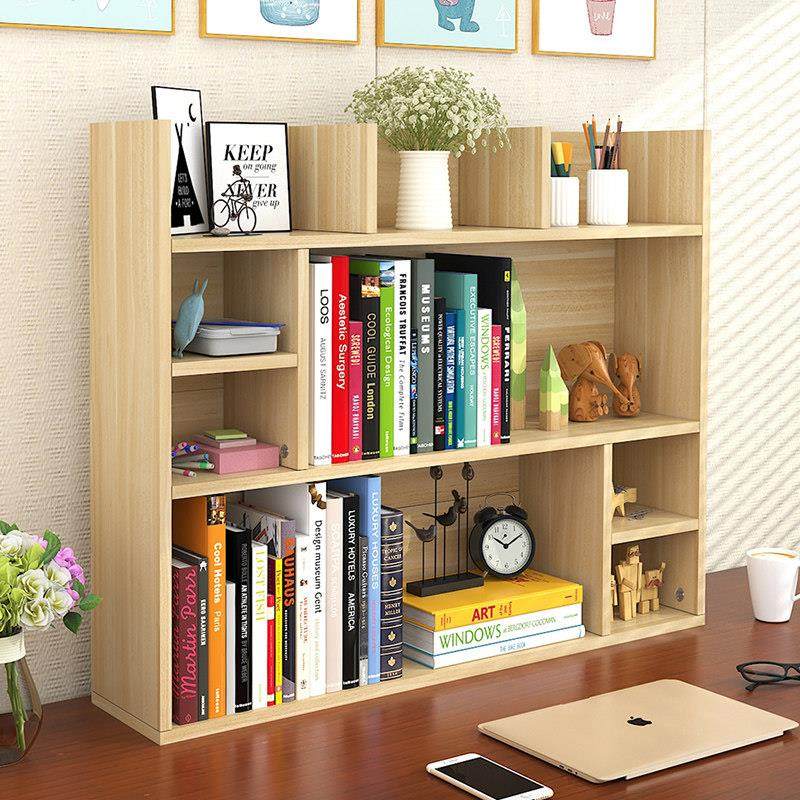 简易儿童书架桌上书架学生宿舍书架桌面多层置物架卧室书柜收纳架,住宅家具,书架,淘宝优惠券,粉丝福利购,淘宝优惠卷