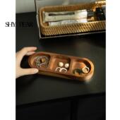 收纳碟 shy pear羞梨 木质饰品小杂物收纳盘梳妆台桌面化妆品摆盘