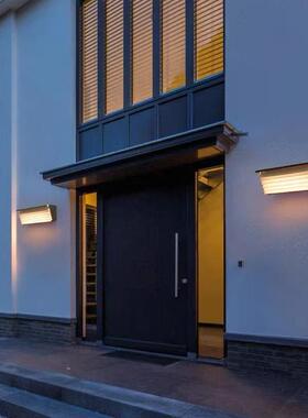 太阳能户外壁灯防水墙灯室外壁灯别墅庭院灯酒店装饰led外墙壁灯