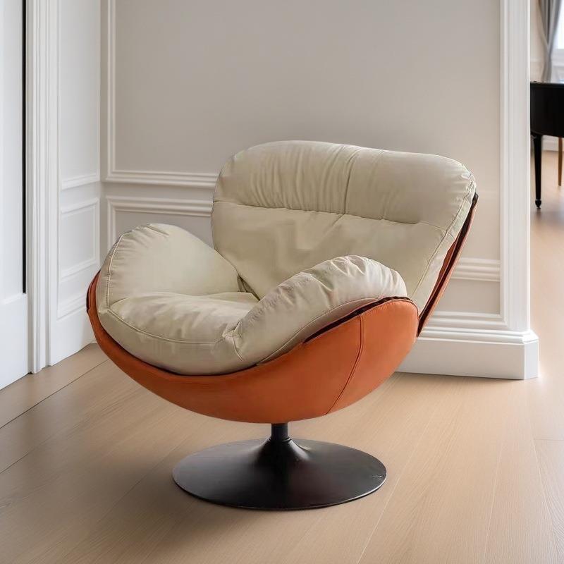 可旋转蛋壳沙发椅轻奢单人沙发简约休闲阳台懒人意式极简客厅蜗牛