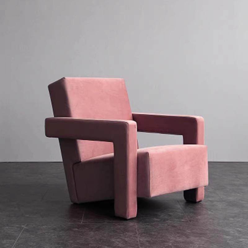 北欧轻奢创意设计师网红简约现代休闲布艺懒人艺术单椅网红沙发