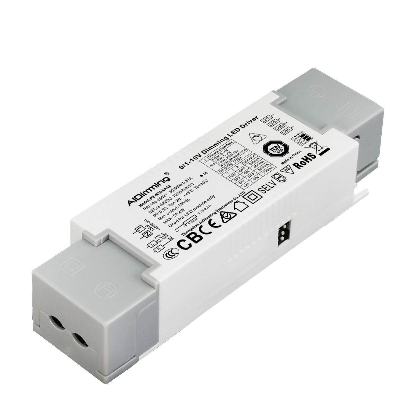 N30AA PWM PUSH 电位器 0/1-10V LED恒流数字调光电源无频闪