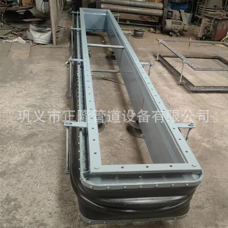 风道补偿器烟道焊接橡胶补偿器矩形橡胶耐高温法兰式不锈钢补偿器
