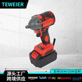 外贸多功能400n电动扳手跨境家用大功率锂电扳手汽修风炮起子机