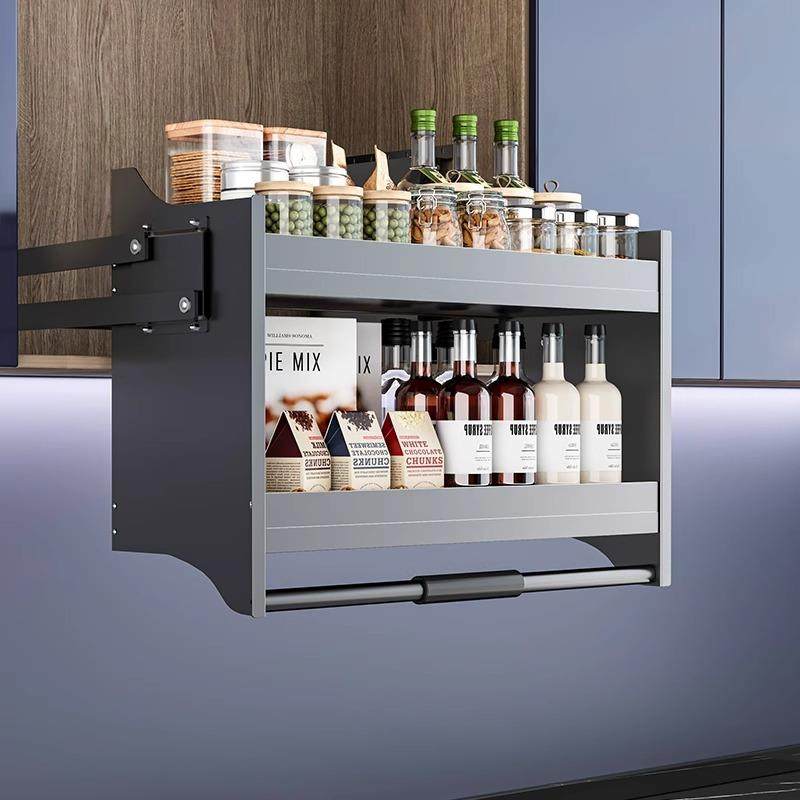 厨房橱柜吊柜升降拉篮下拉式墙壁柜铝合金储物柜置物架,电子元器件市场,集成电路（IC）,淘宝优惠券,粉丝福利购,淘宝优惠卷