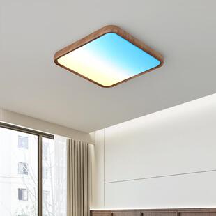 2025新款极简天空之境方形卧室吸顶灯艺术高级感主卧房间护眼灯具