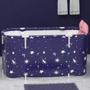 厂家直供长方形折叠浴缸浴桶成人全身泡澡桶儿童洗澡盆大人洗澡桶