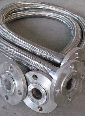 304不锈钢防爆管法兰式连接管NGD II IP55橡胶皮管带活接头16.8a