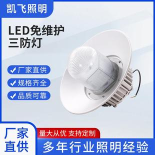 LED免维护工作灯 凯飞照明 节能50-80W车间平台灯防眩LED三防灯