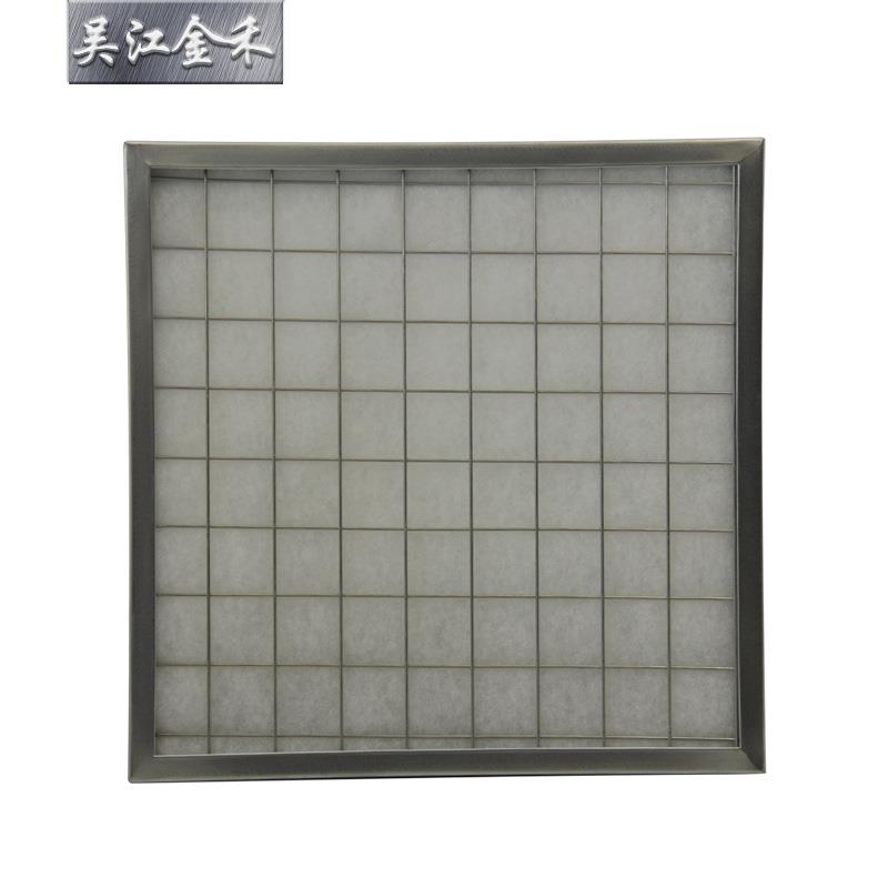 厂家直销优质G4效率无纺布板式初效镀锌框/铝框/不锈钢框过滤器
