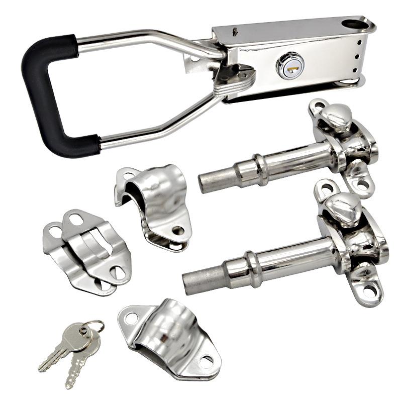 SK1-011101S不锈钢门锁 载货车冷冻车特种车厢式货车门锁 货柜锁