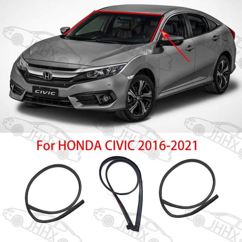 CIVIC思域2016-2021挡风玻璃前挡风密封胶条饰条上胶条防水条