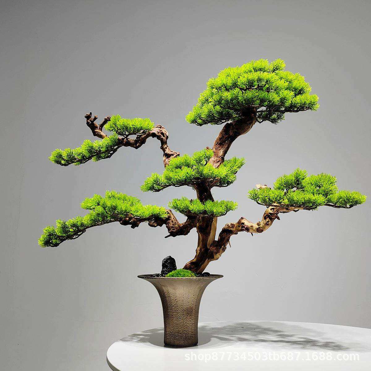 崖柏盆景仿真迎客松绿植盆景摆件造景酒店软装仿真树玄关室内景观,农机/农具/农膜,播种栽苗器/地膜机,淘宝优惠券,粉丝福利购,淘宝优惠卷