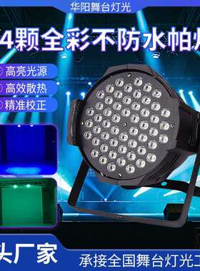 LED54颗3w全彩帕灯酒吧染色灯户外工程亮化植物灯舞台灯高亮度