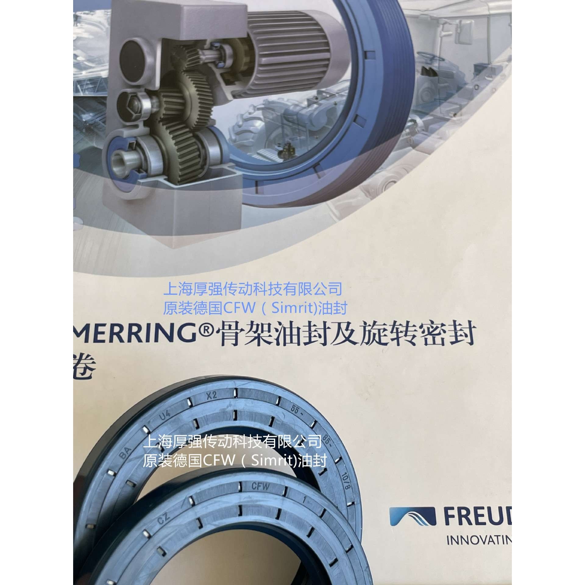 德国CFW/Simrit/FREUDENBERG油封CZ CFW 1 BAU4X2  55-85-10/8NBR