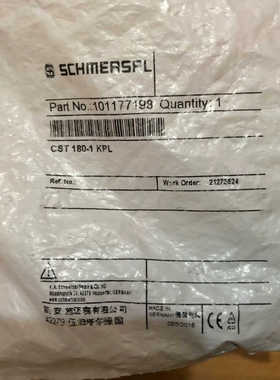 【维修】101177198德国施迈赛Schmersal安全传感器操动
