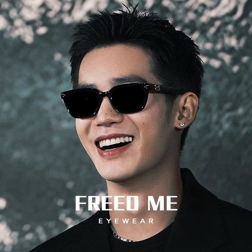 FREEDME墨镜男于适同款GM方框