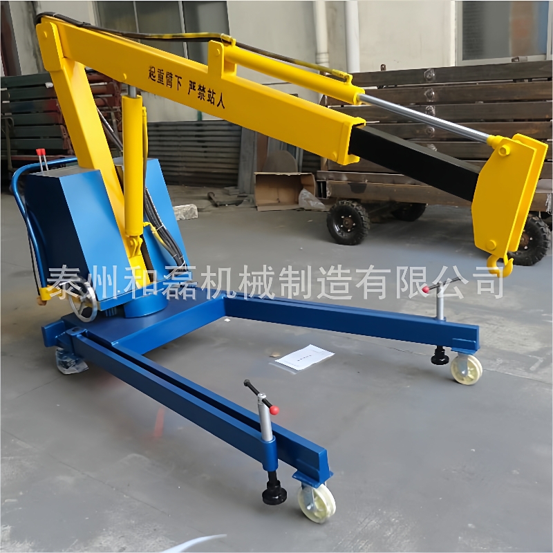 手动旋转吊车半电动液压旋转吊车电动发动机吊车厂家直销