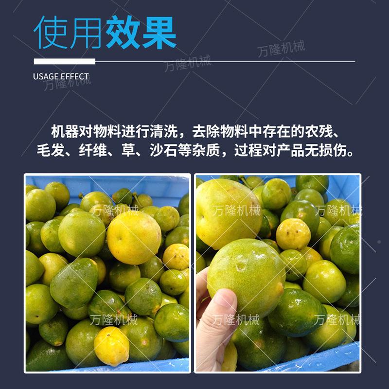 锈清钢果蔬喷淋式机胡萝卜番石榴连JBW续式洗果机流水线洗配不套