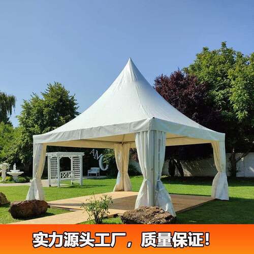 厂家外销3-10米尖动顶帐篷外活广告展户览欧式a篷746房pgoda tent